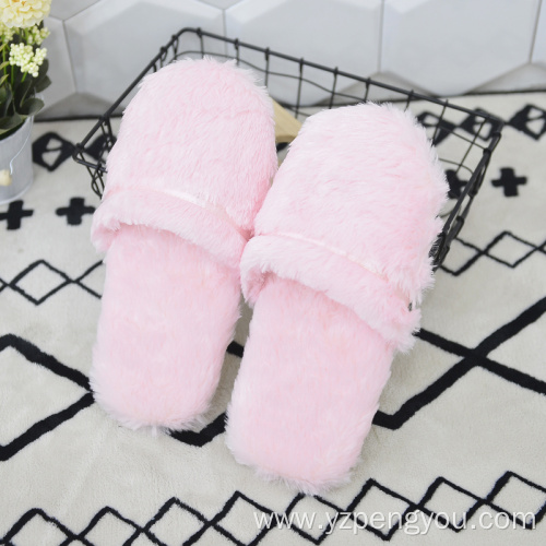 Beauty product hotel spa with embroidered logo slippers